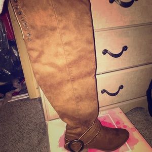 Not Rated Brown Knee High Boots